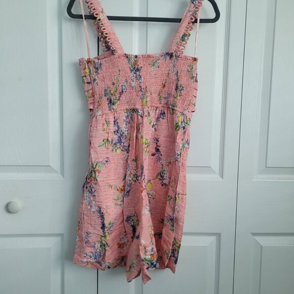 NEW ANTHROPOLOGIE Ranna Gill Floral Linen Romper Size S - Picture 8 of 8